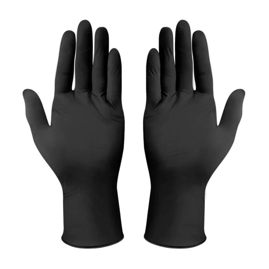 Guantes De Nitrilo Color Negro